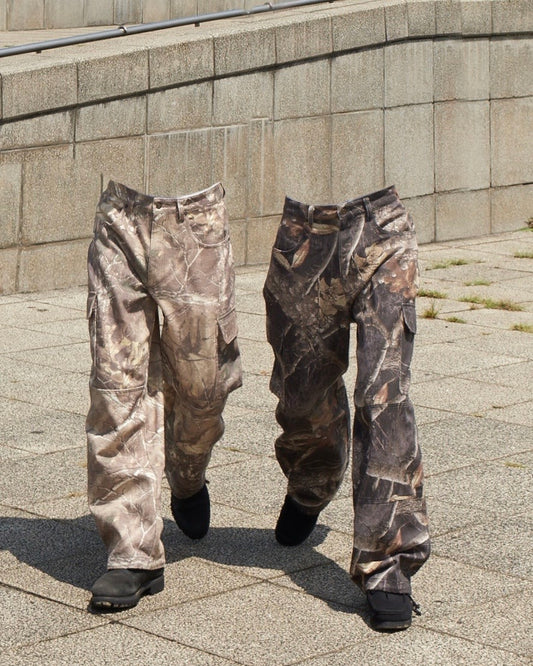 Real tree camo cargo pants