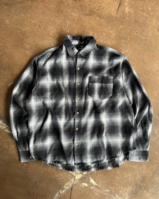 Fringe check nelshirt