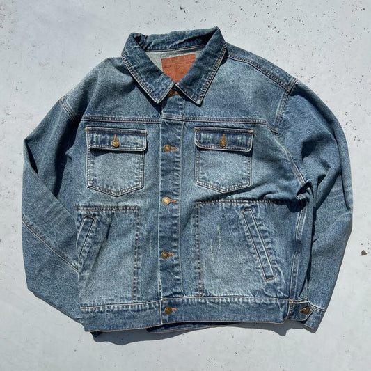Damaged denim jacket