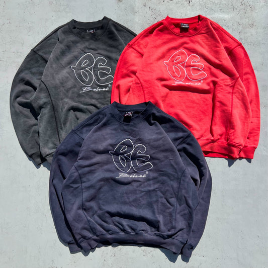 16.2oz BE logo stitch sweat