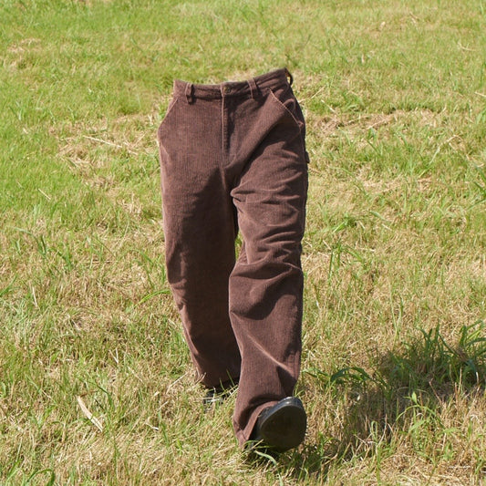 Corduroy washed painter pants