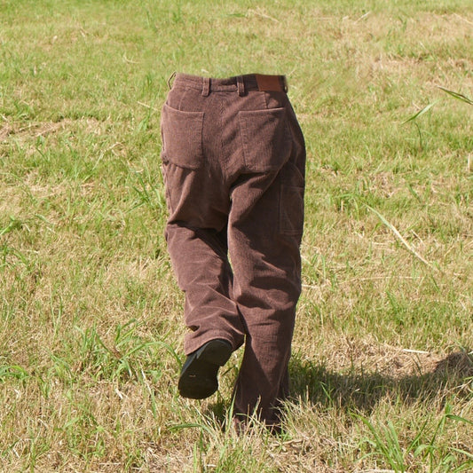 Corduroy washed painter pants