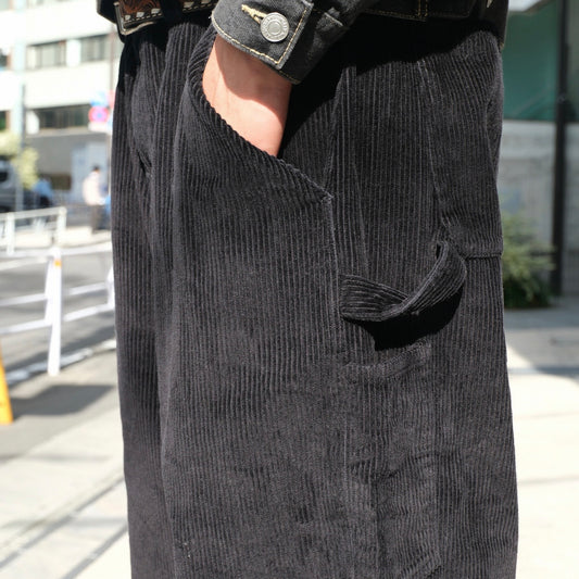 Corduroy washed painter pants