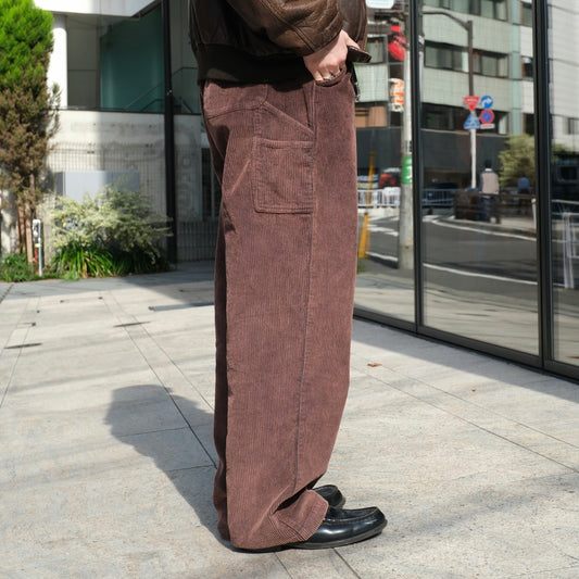 Corduroy washed painter pants