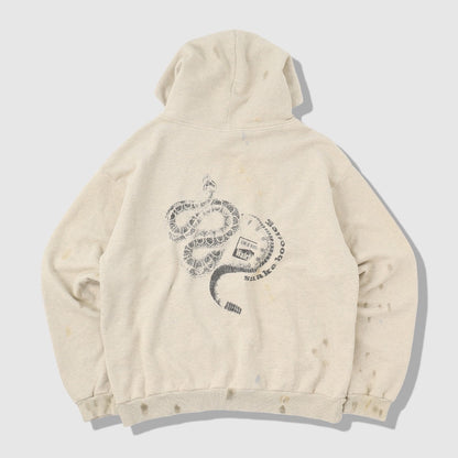 GOD'S WATCHING × BELVET HOODIE / SNAKE BOOTLEG