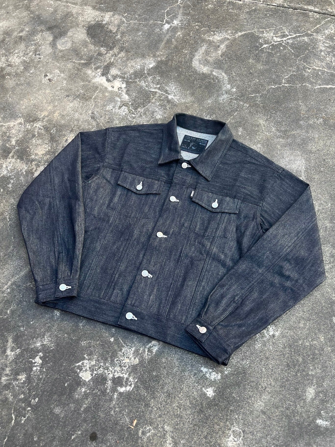 belvet リジットデニム　ベルベット　黒　M R Baggy rigid denim – BELVET