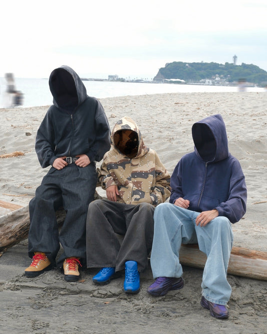 Sun-Faded Zip Hoodie