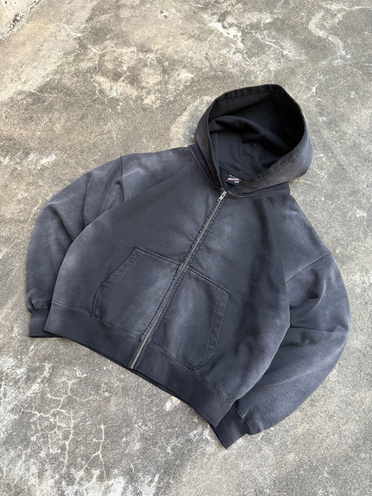 Sun-Faded Zip Hoodie