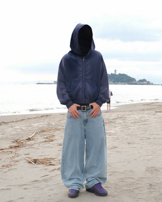 Sun-Faded Zip Hoodie