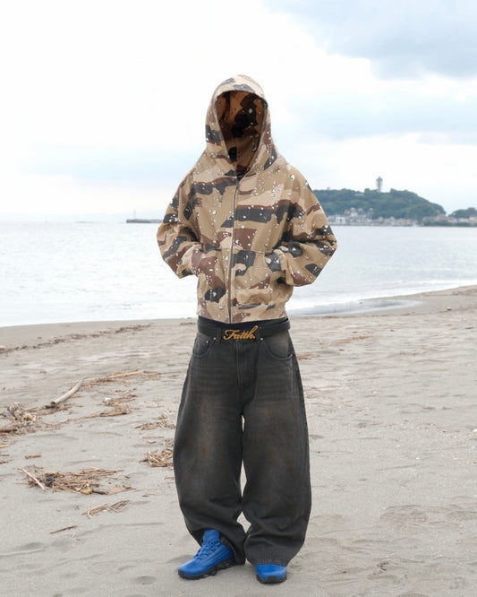 Sun-Faded Zip Hoodie