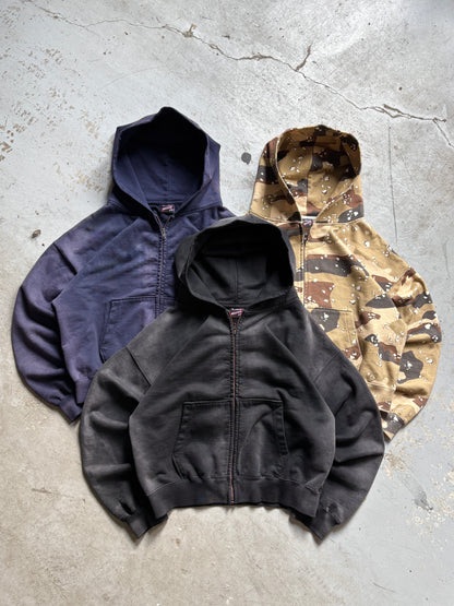 Sun-Faded Zip Hoodie