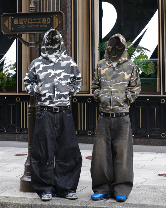 Camo Zip Hoodie