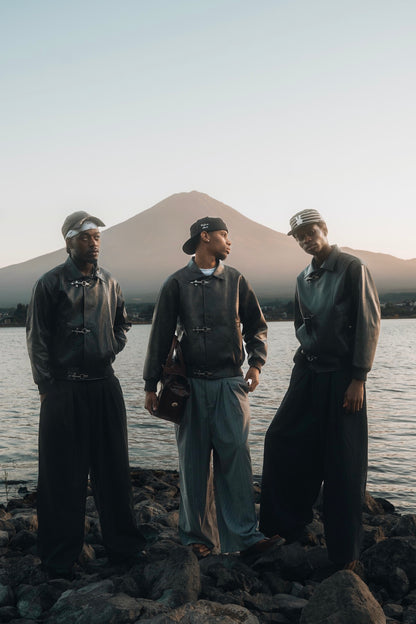 Leopard Lined Fireman Jacket