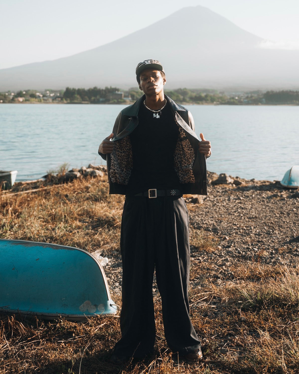 Leopard Lined Fireman Jacket