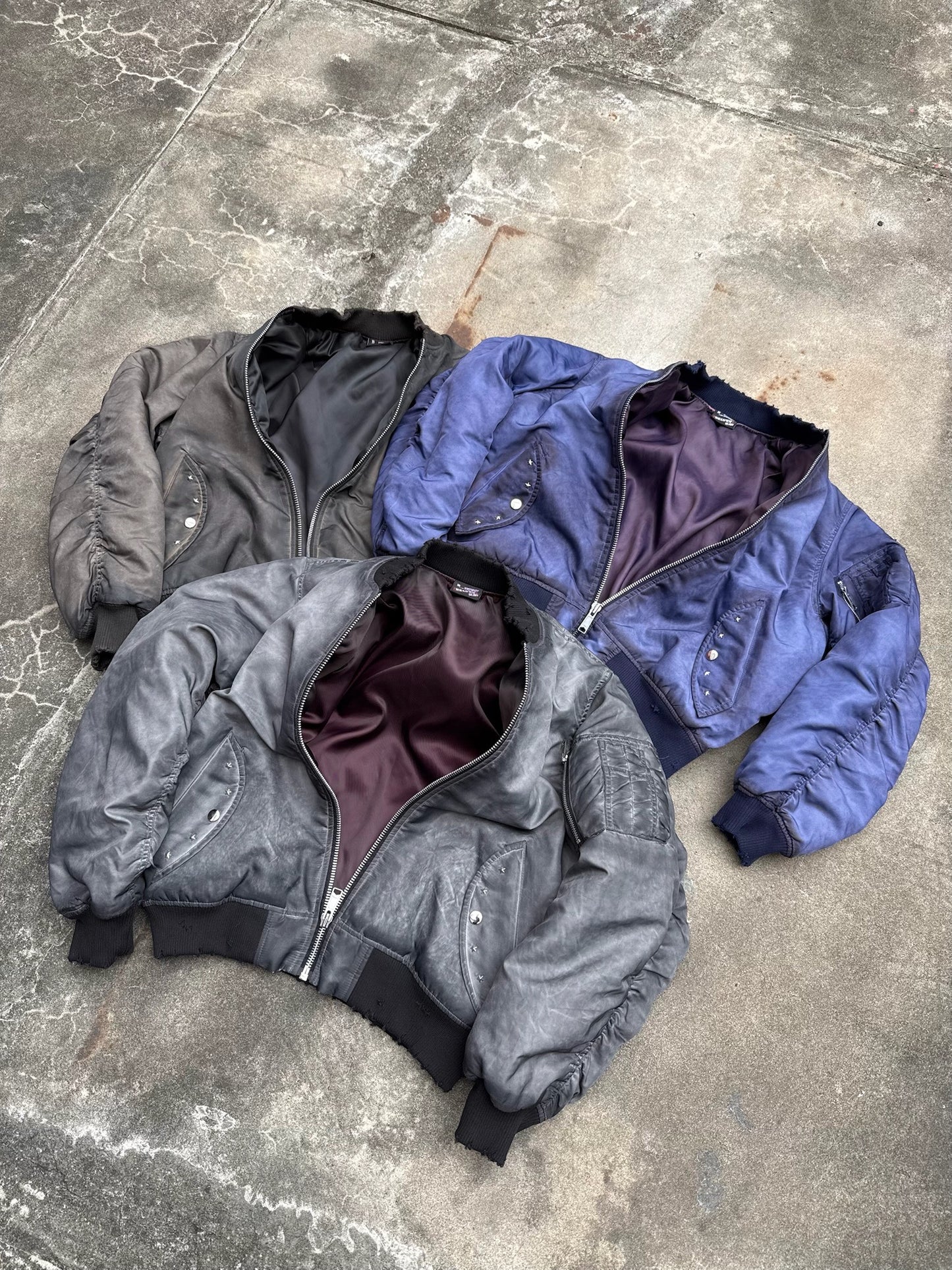 Faded MA-1 Bomber Jacket free