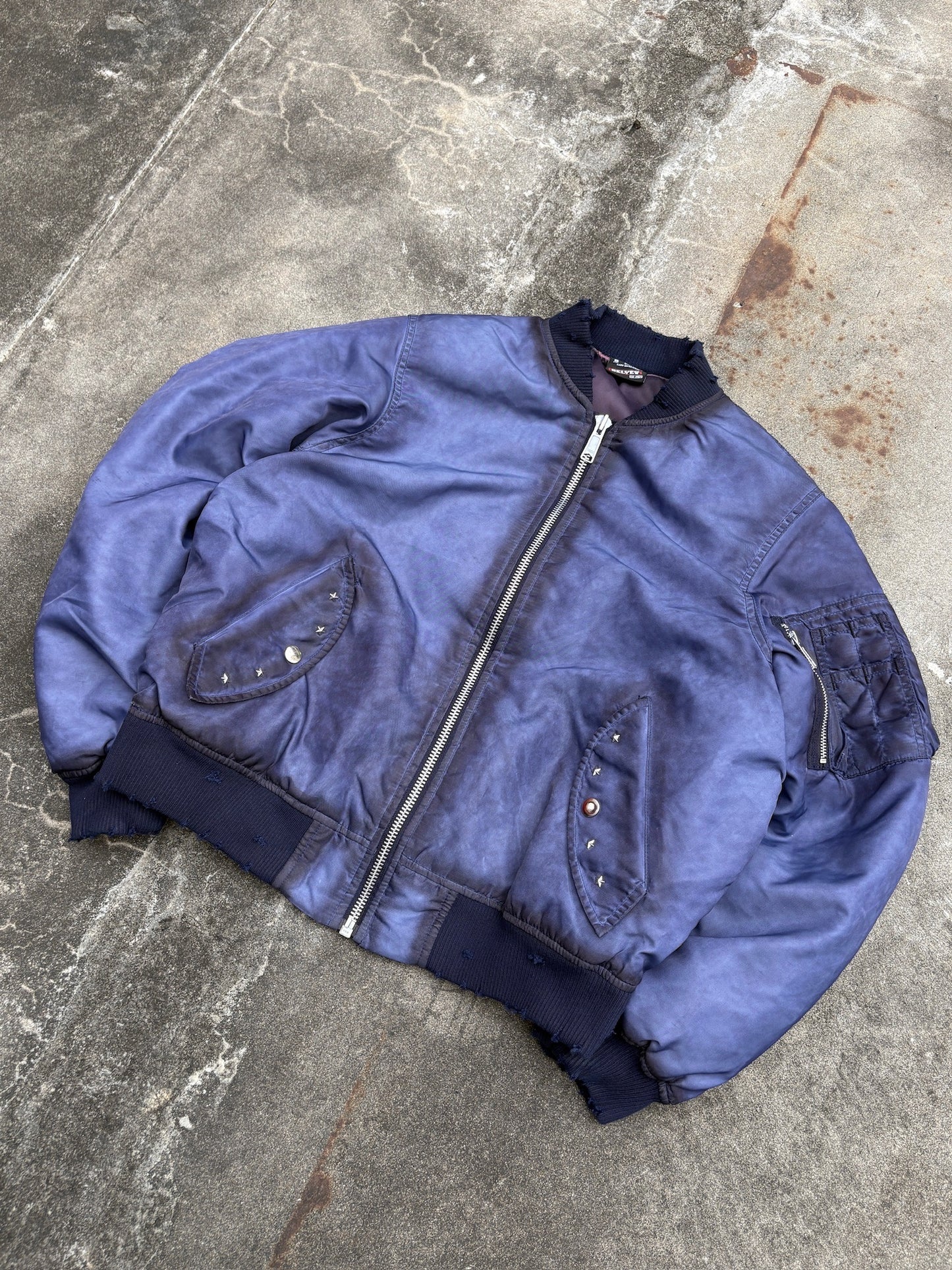 Faded MA-1 Bomber Jacket free