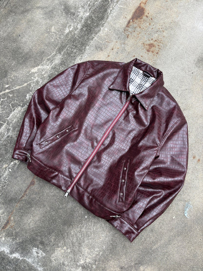 Croc-Embossed Jacket free
