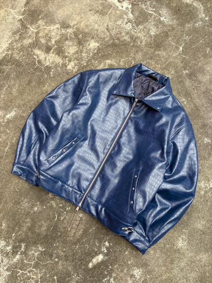 Croc-Embossed Jacket free